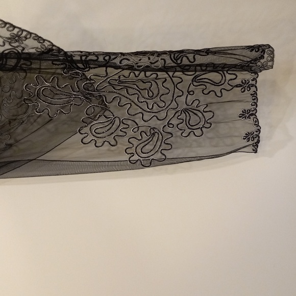 New Years Party Scarf Sheer Classy Summer Evening Hijab Sparkly Feminine Dainty - Picture 11 of 17